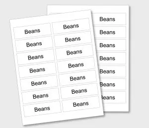sheet labels 